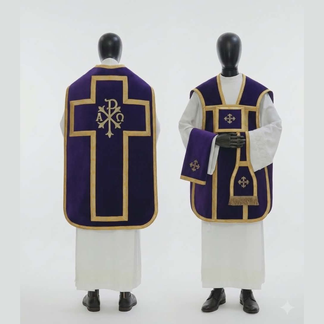 Chasuble romaine Violette