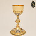 Calice doré, richement décoré de pierres 23,5 cm – KSCM-012