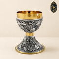 Calice bicolore avec motif vigne 15 cm – KSCM-029