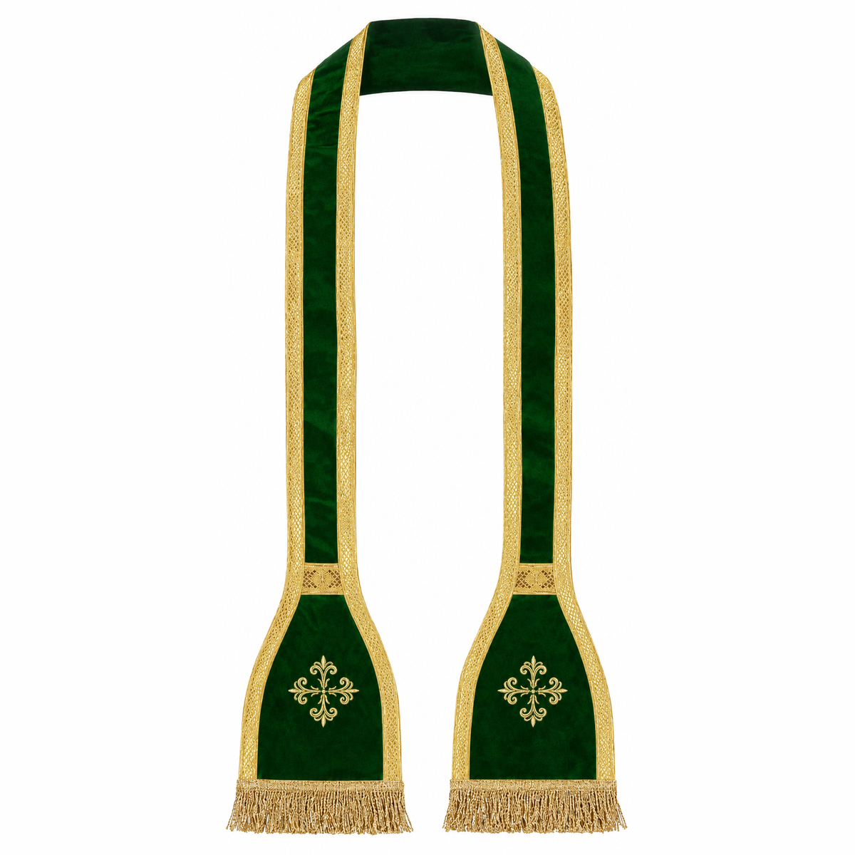 Chasuble romaine verte