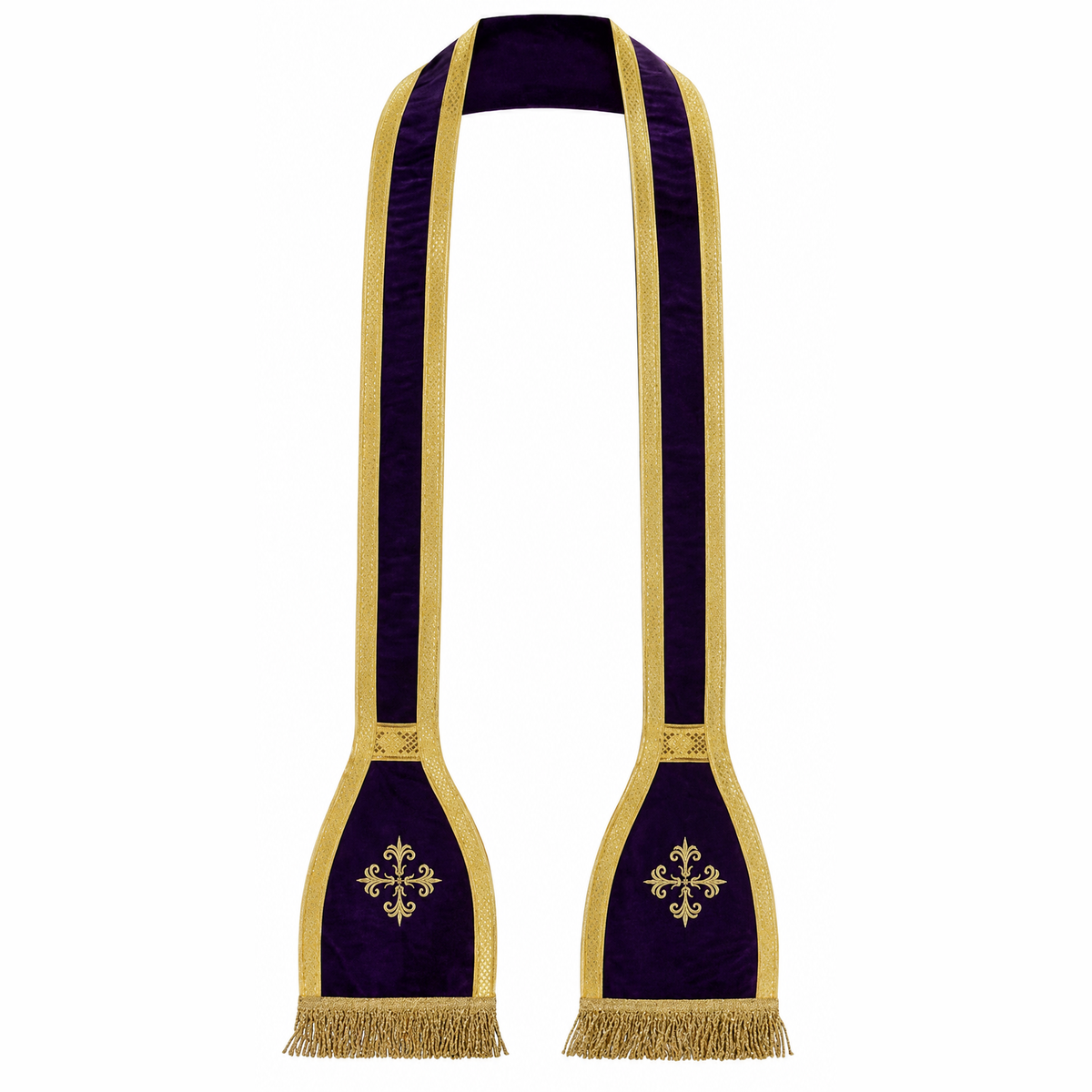 Chasuble romaine violette