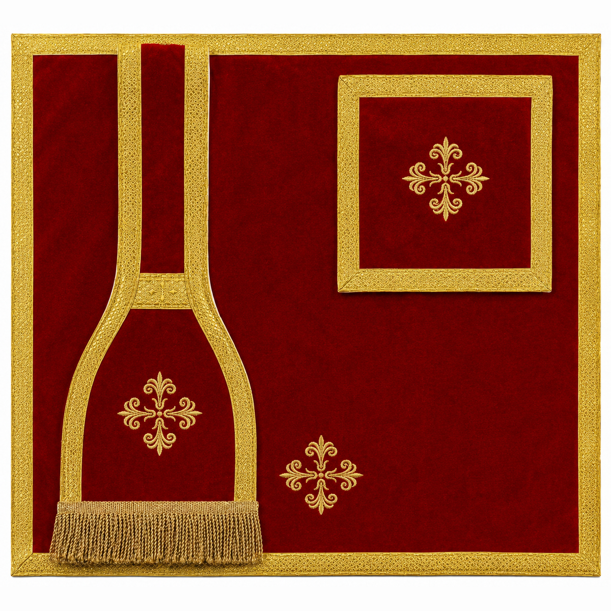 Chasuble romaine Rouge