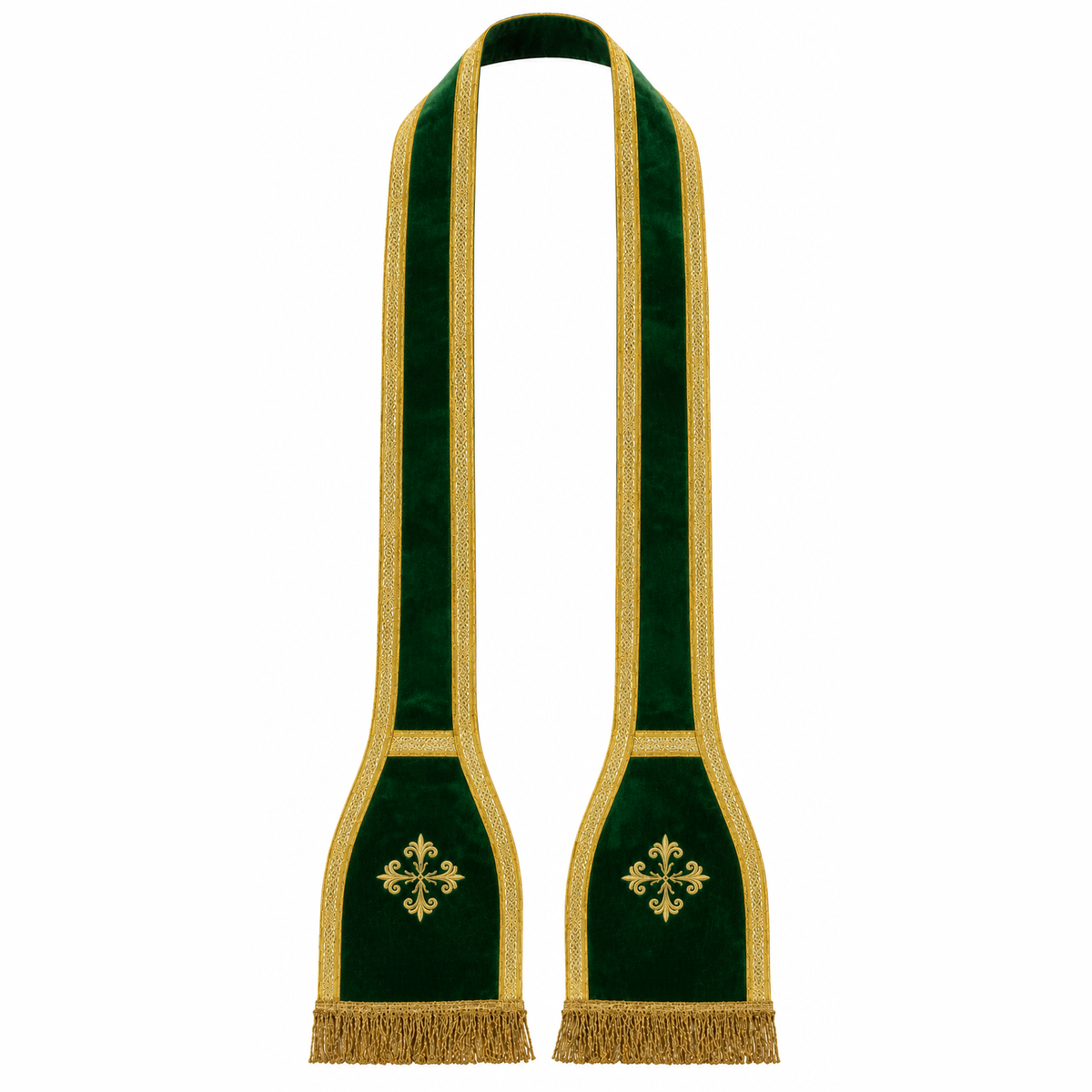 Chasuble romaine verte