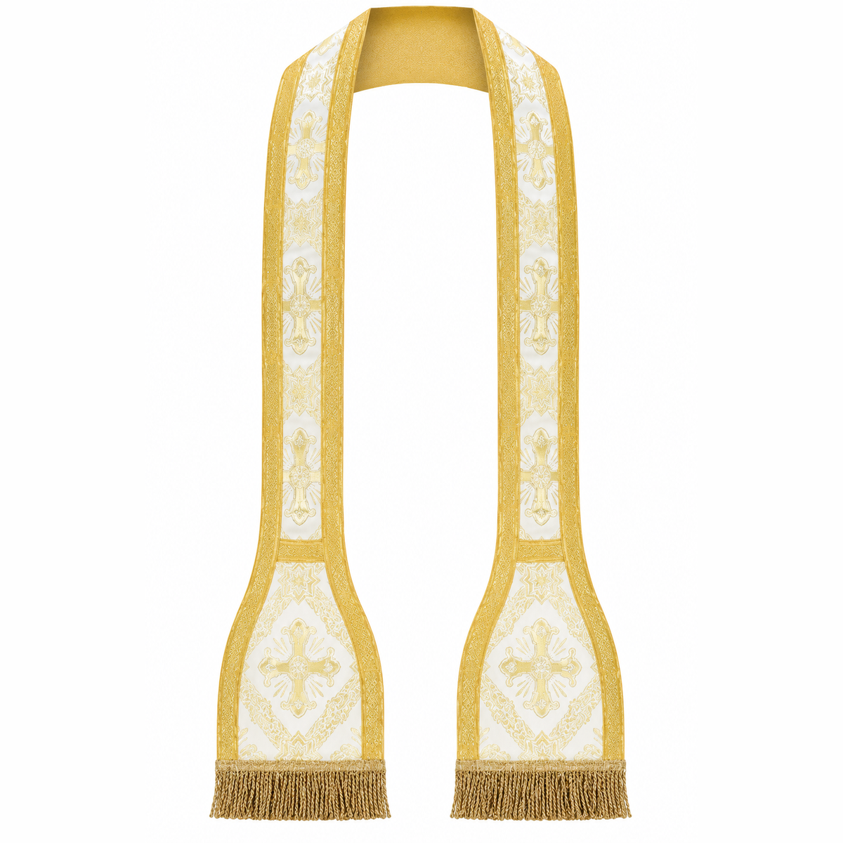Chasuble romaine blanche