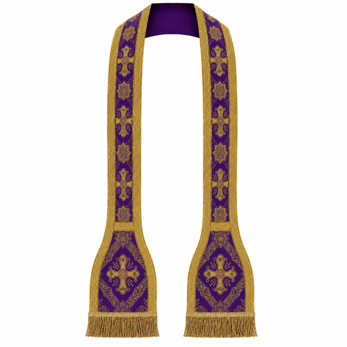 Chasuble romaine violette