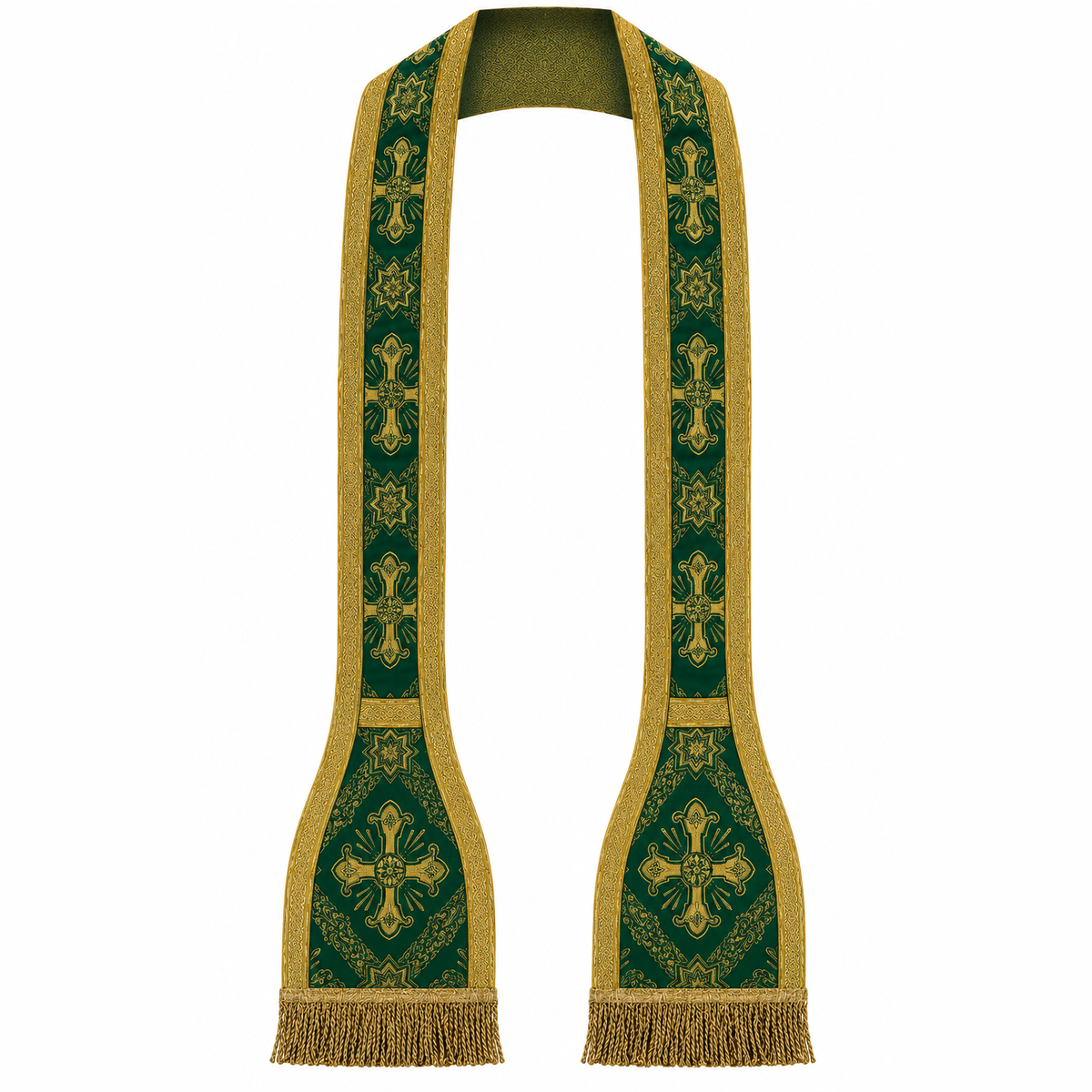 Chasuble romaine verte