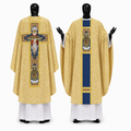 Chasuble gothique dorée