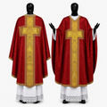 Chasuble gothique rouge