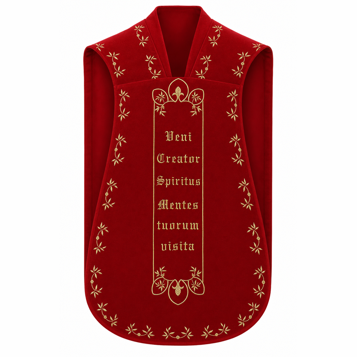 Chasuble romaine rouge