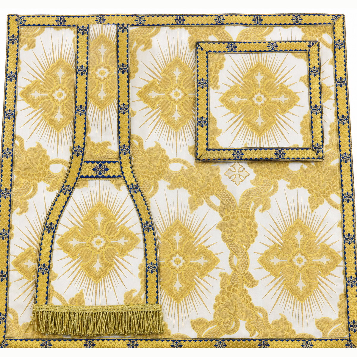 Chasuble romaine "Cœur de Jésus, Marie, Joseph"