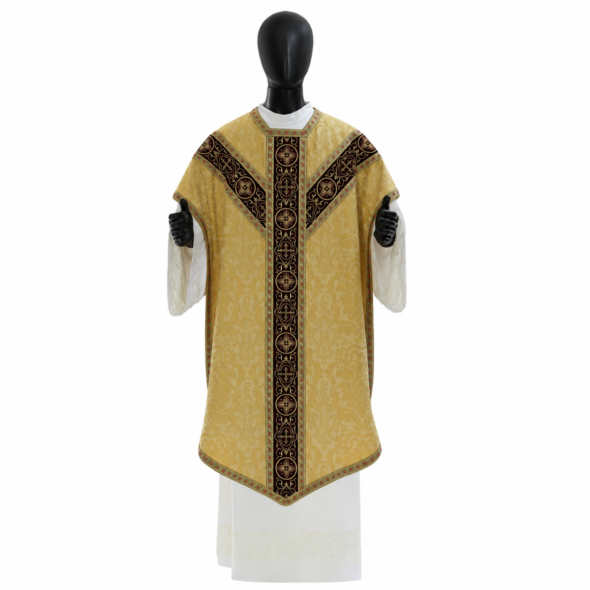Chasuble de style Pugin Or