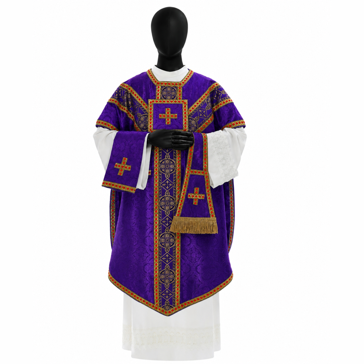 Chasuble style Pugin Violet
