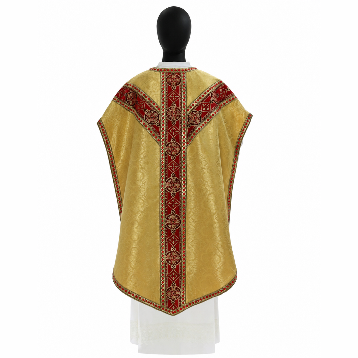 Chasuble en style Pugin Or