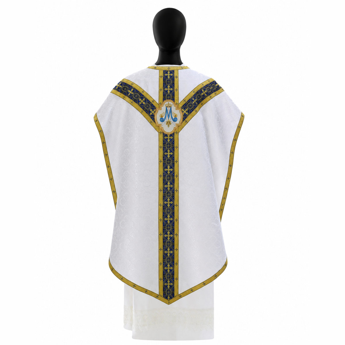 Chasuble de style Pugin marial