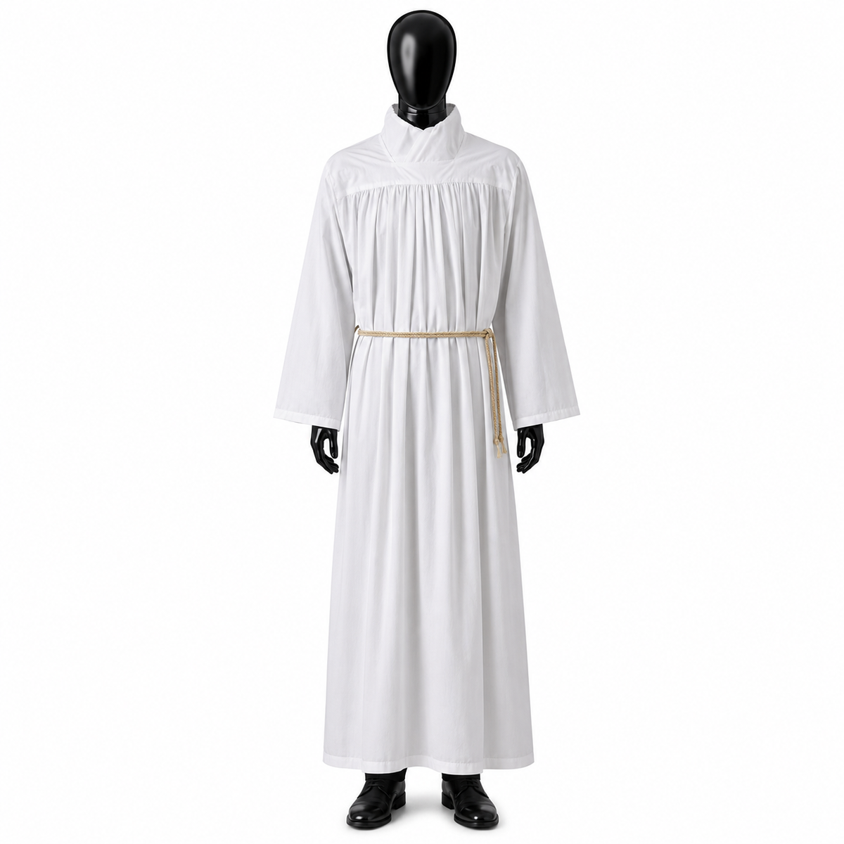 Ensemble : aube en coton + huméral ALB01-026