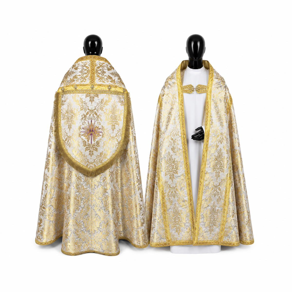 Chasuble romaine blanche