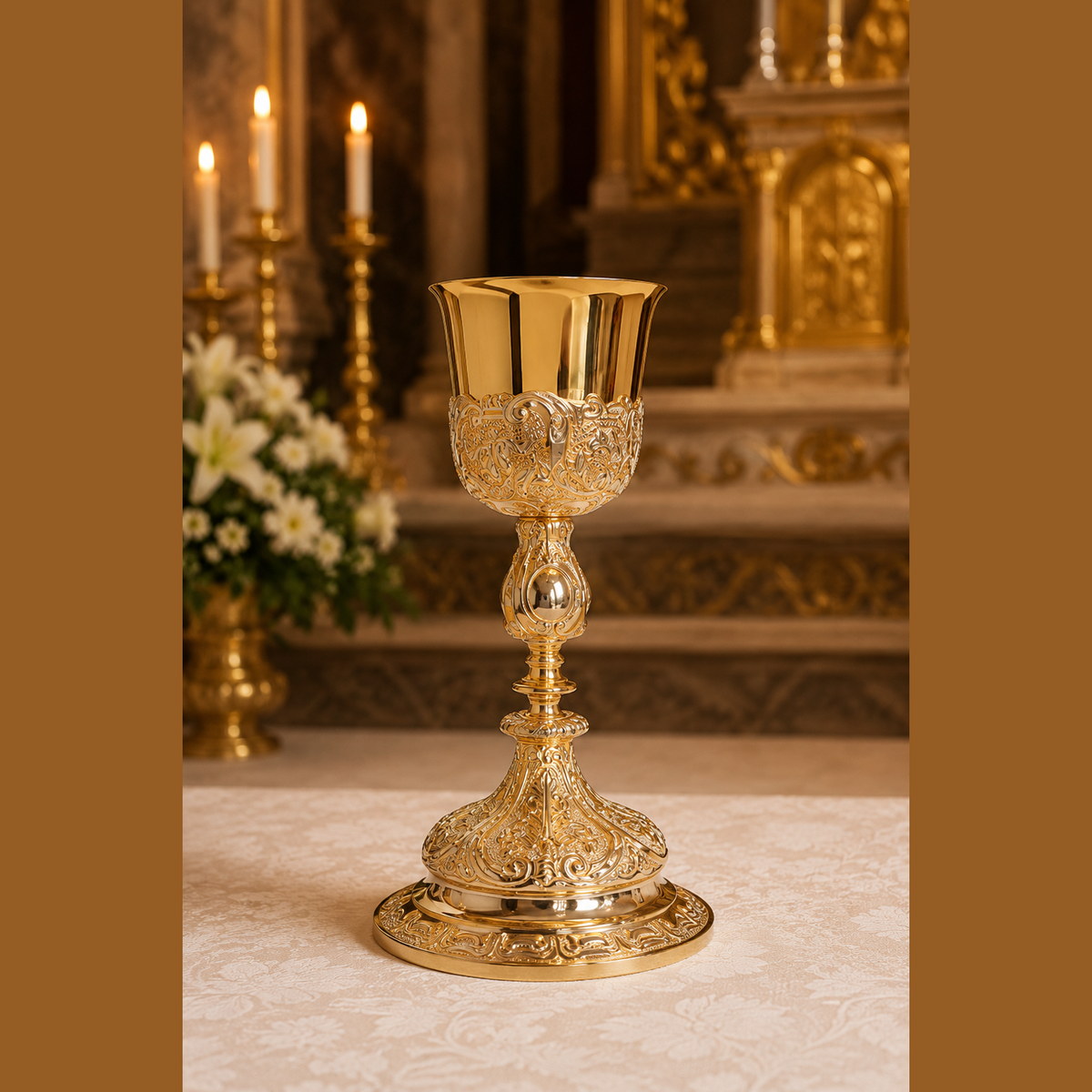 Calice liturgique baroque KL01-002