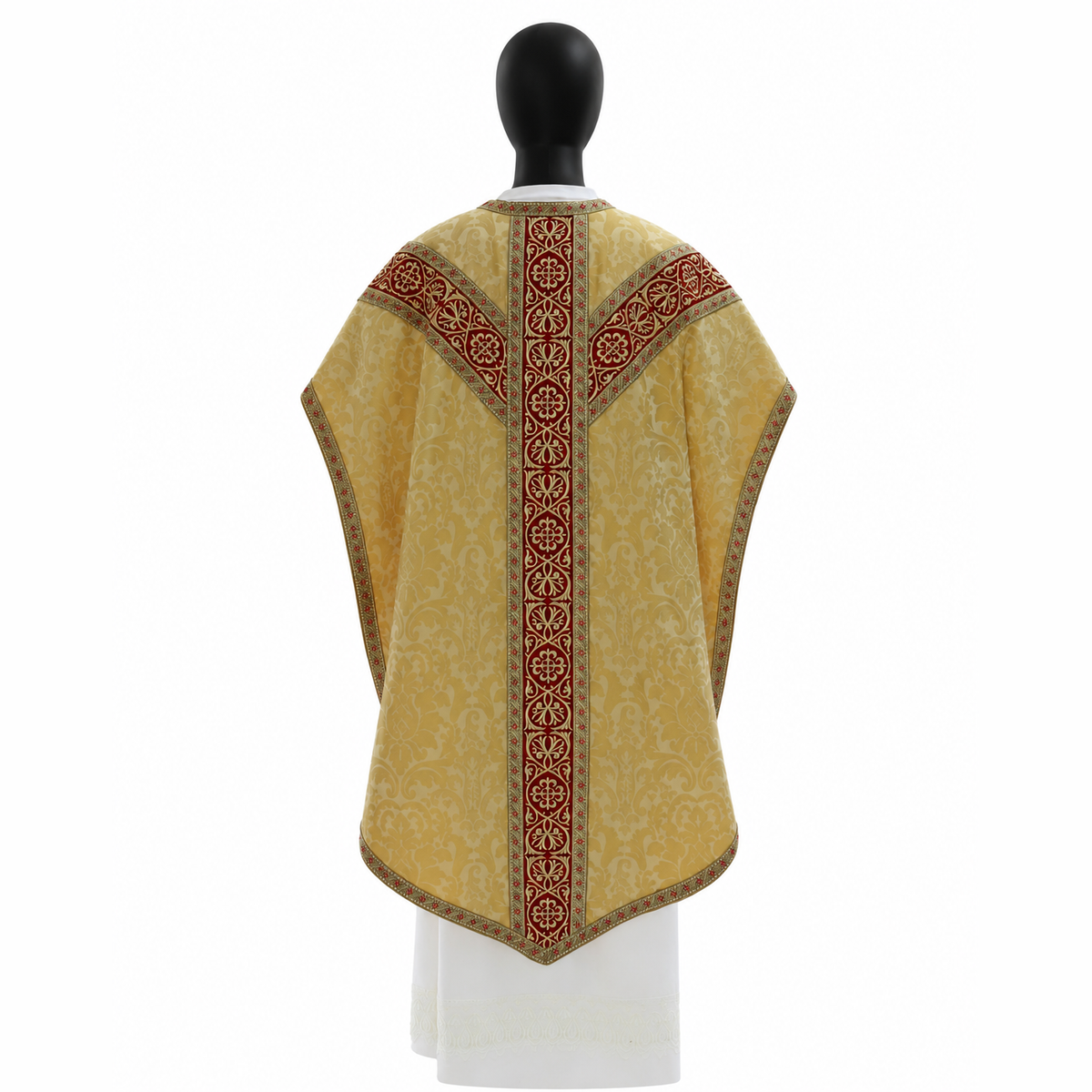 Chasuble de style Pugin, dorée