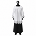Surplis en coton avec dentelle KMR01-025