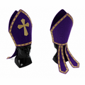 Mitre liturgique violette