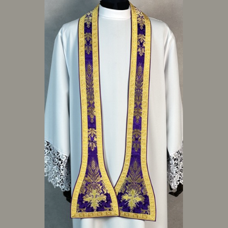 Chape sacerdotale romaine violette