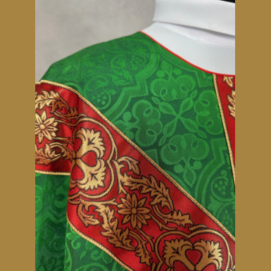 Chasuble semi-gothique Verte