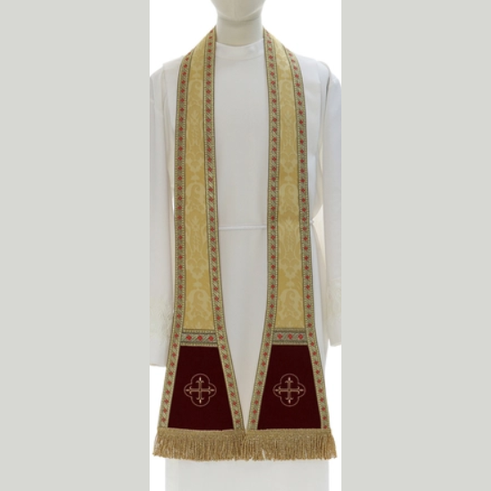 Chasuble de style Pugin Or