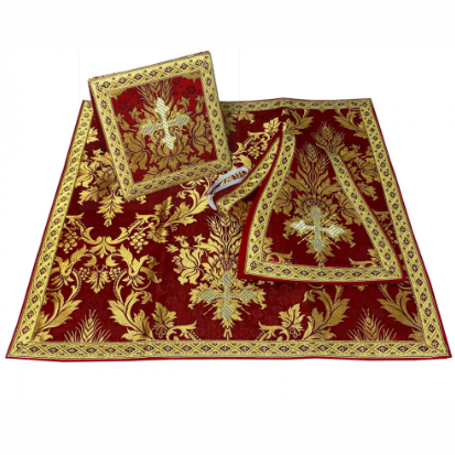 Chasuble romaine ''Crucifixion'' Rouge
