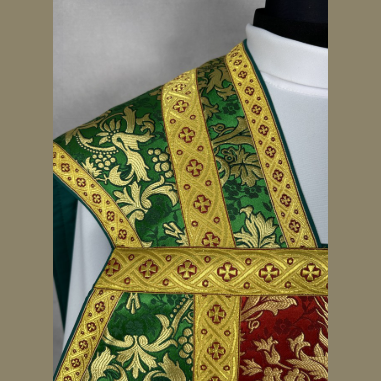 Chasuble romaine Verte