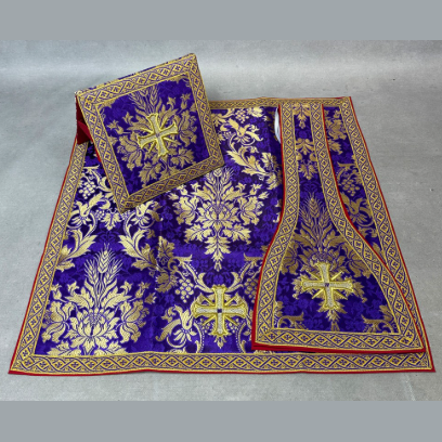 Chasuble romaine violette