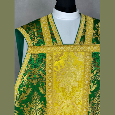 Chasuble romaine verte