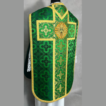 Chasuble romaine verte