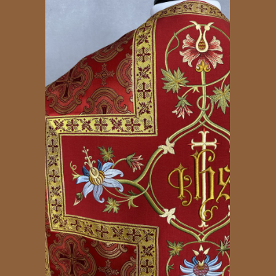 Chasuble romaine Rouge