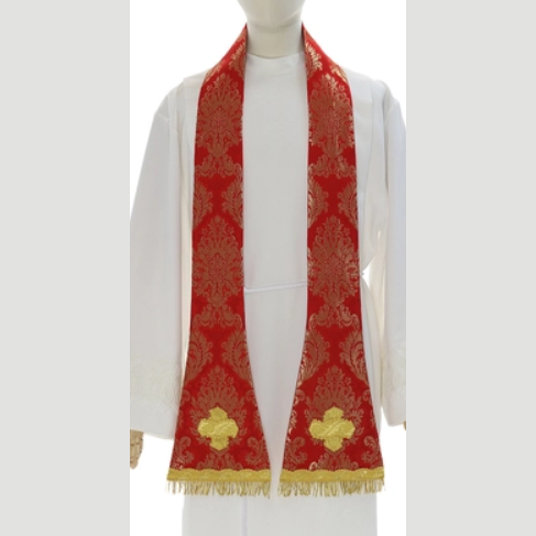 Chasuble romaine rouge