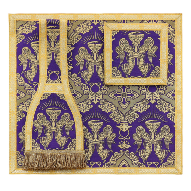 Chasuble romaine violette