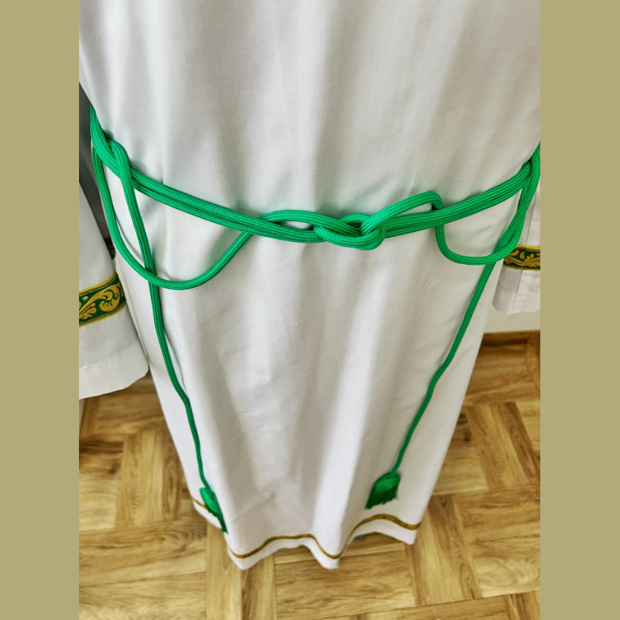 Cingulum vert avec finition ronde CG01-015