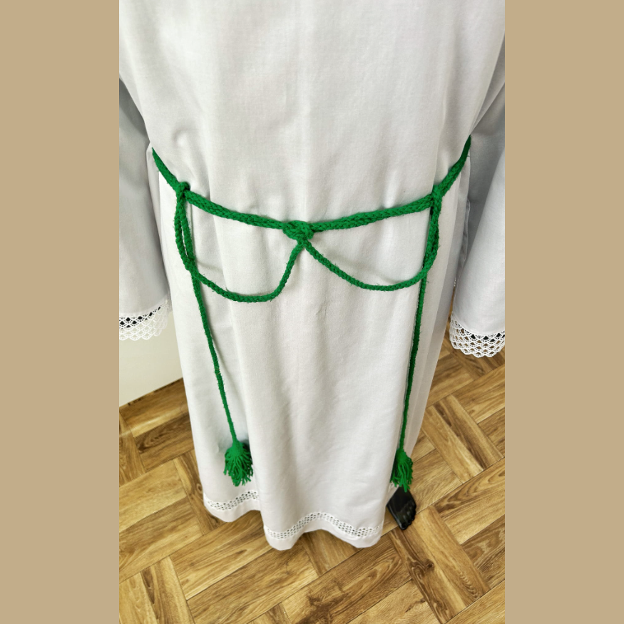 Cordon vert en coton CG01-017