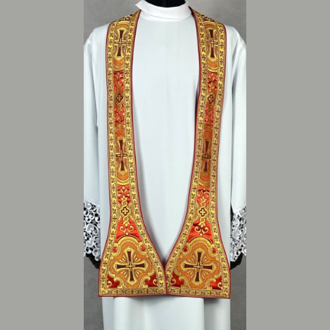 Chasuble romaine ''Crucifixion'' Rouge