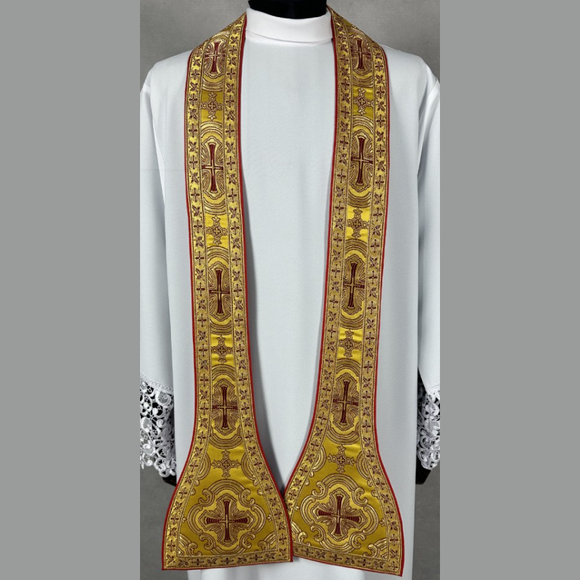 Chasuble romaine ''Crucifixion'' Dorée
