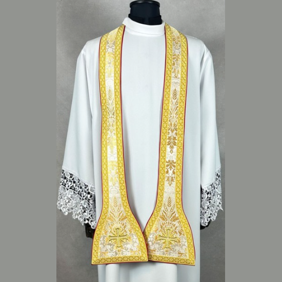 Chasuble romaine blanche