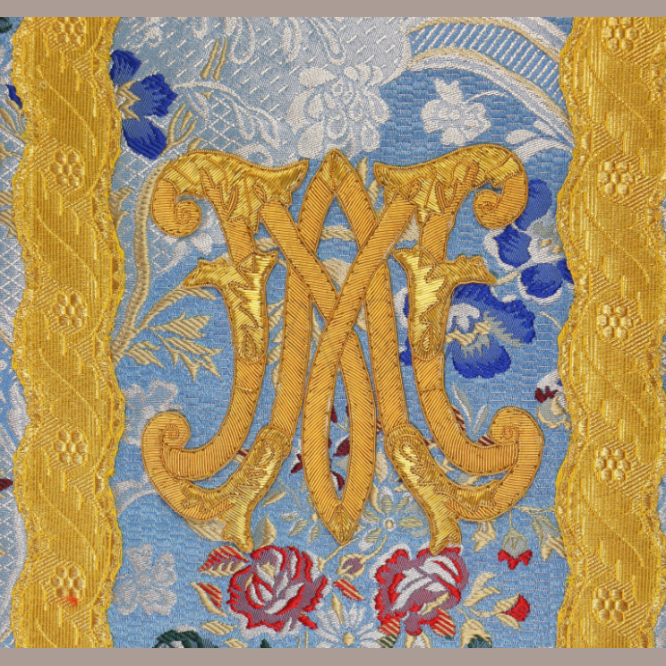 Chasuble romaine mariale