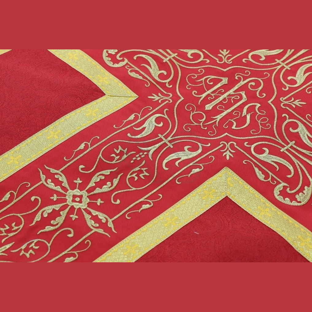 Chasuble romaine rouge
