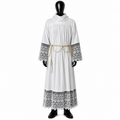 Ensemble : aube en coton + huméral ALB01-024
