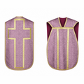 Chasuble romaine avec croix Rose