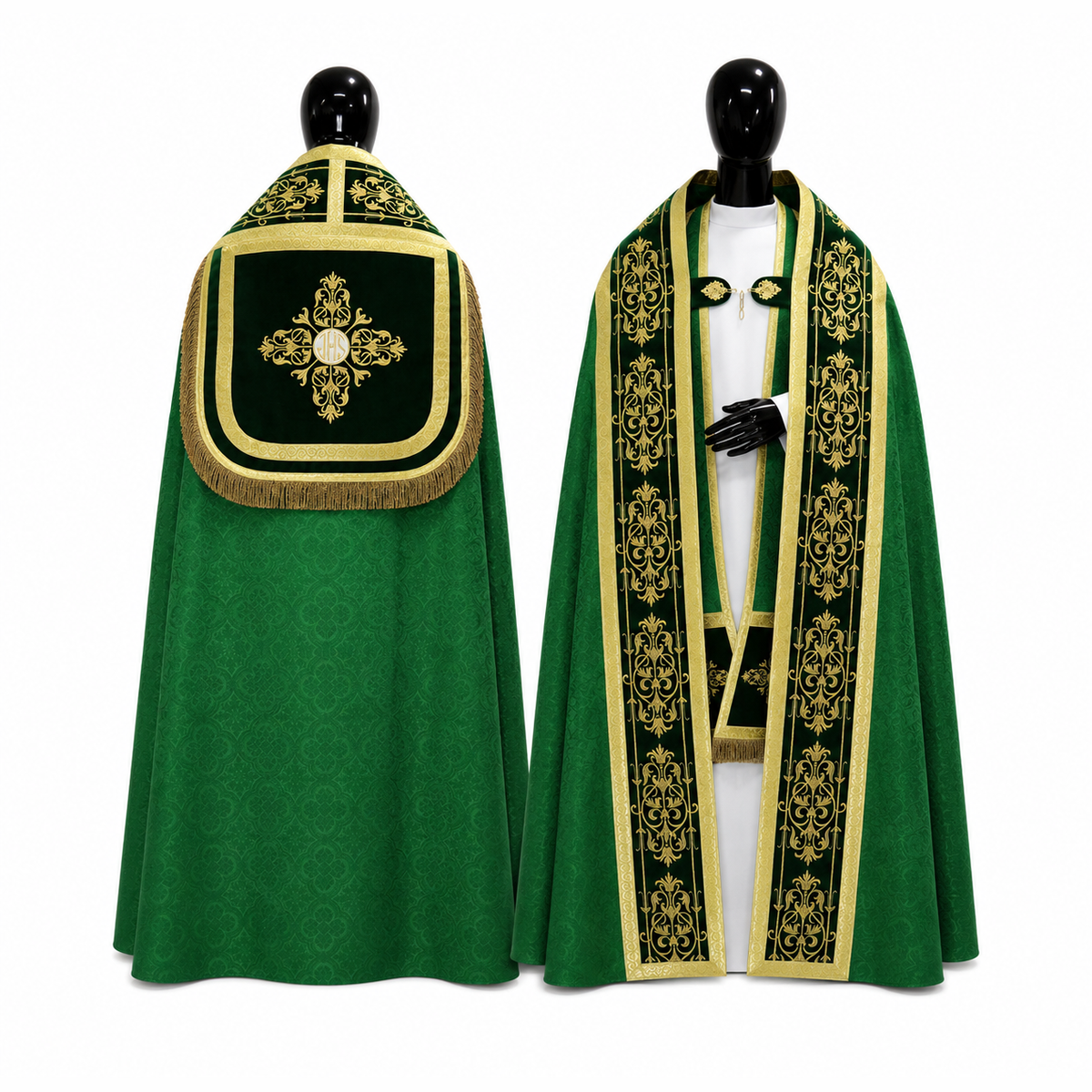 Chasuble Romaine Verte