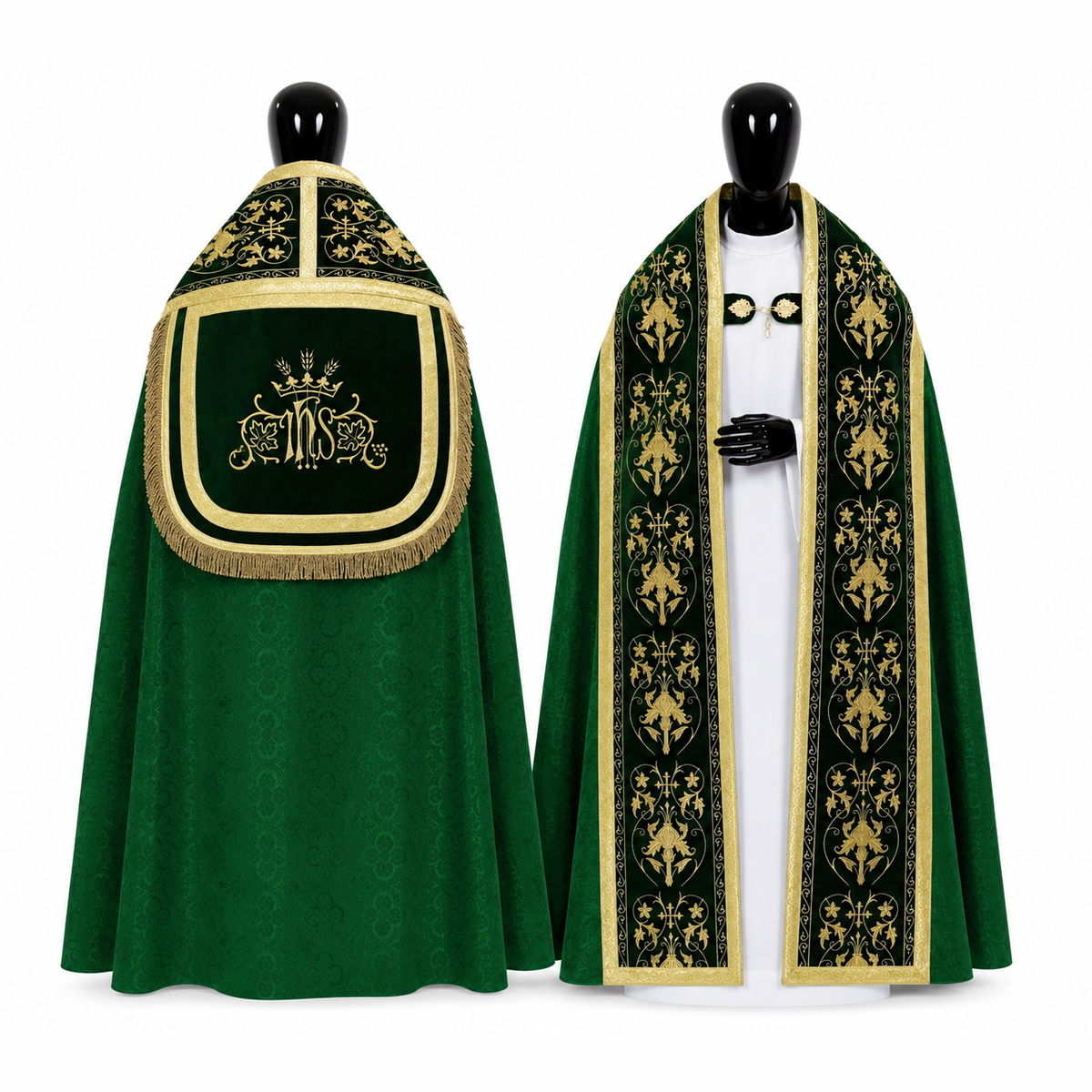 Chasuble Romaine Verte