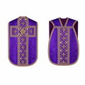 Chasuble romaine violette