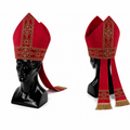 Mître liturgique Rouge
