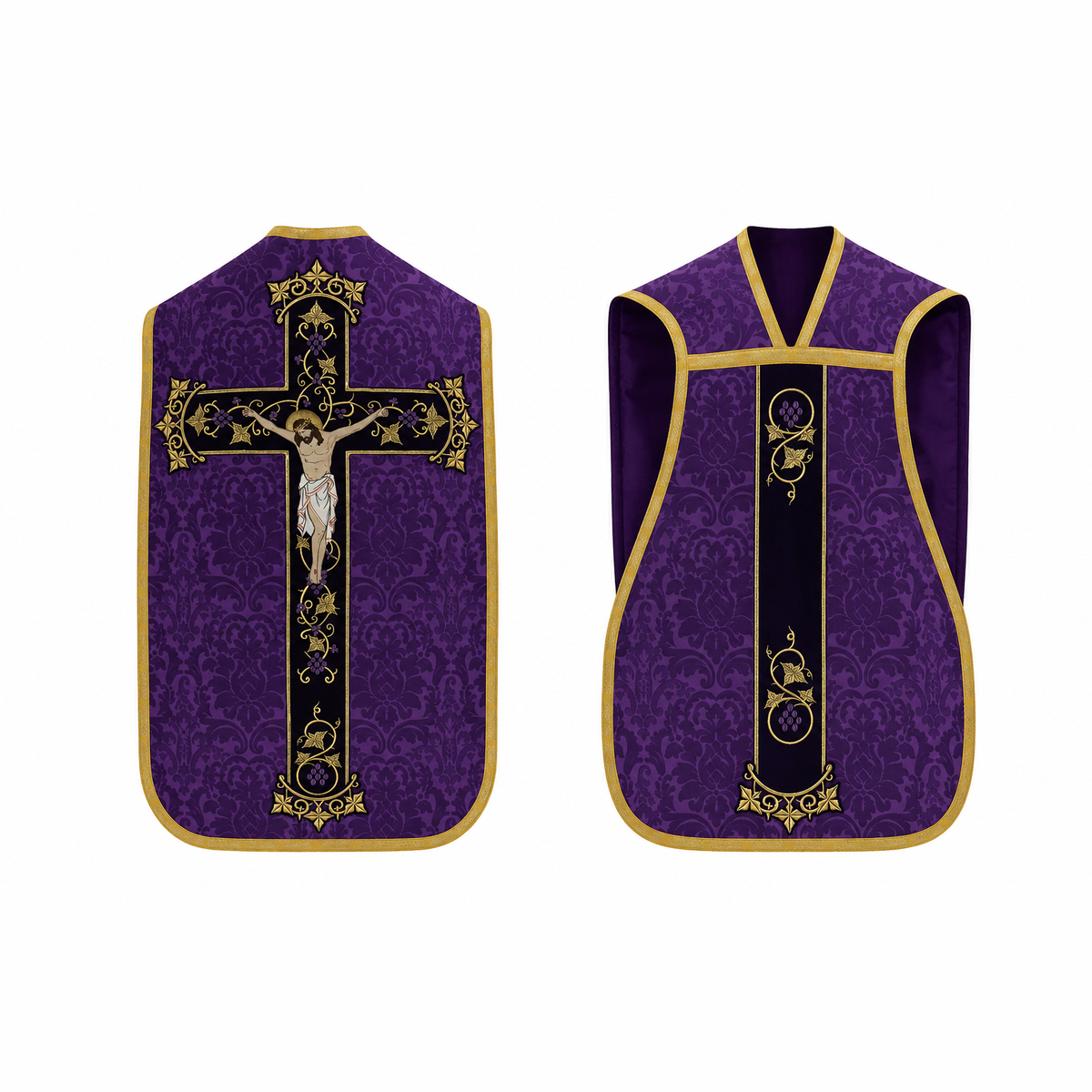 Chasuble romaine « Crucifixion »