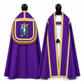Chasuble romaine violette